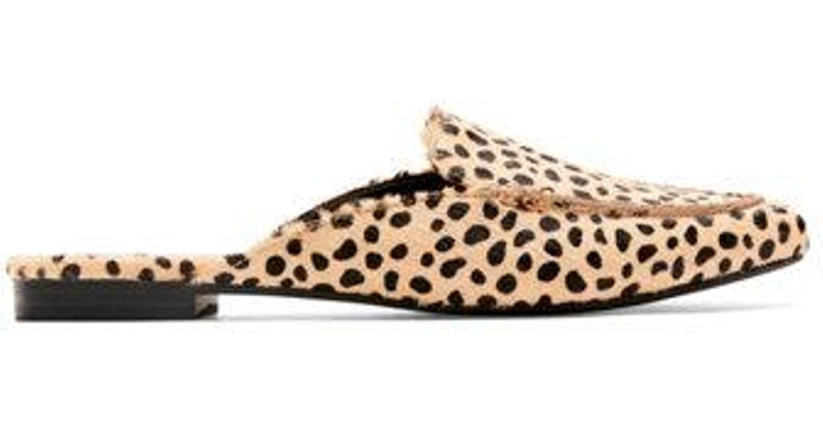 cheetah slip on loafers