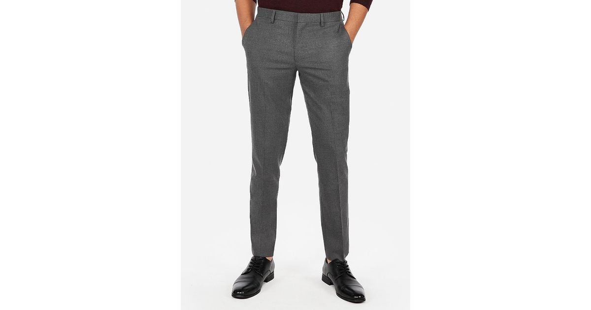 Express Men's Extra Slim Stretch Wrinkleresistant Lightweight Flannel