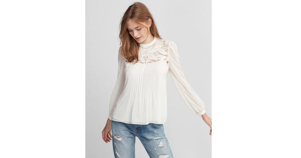 express white lace top