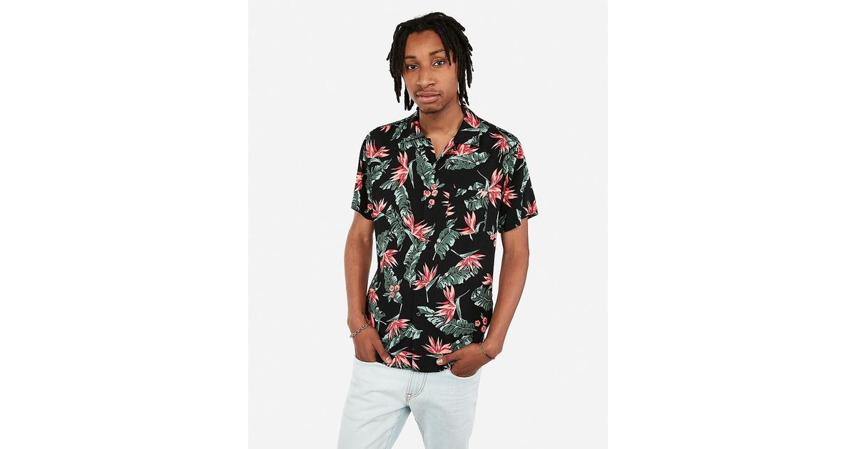 Express Cotton Short Sleeve Rayon 