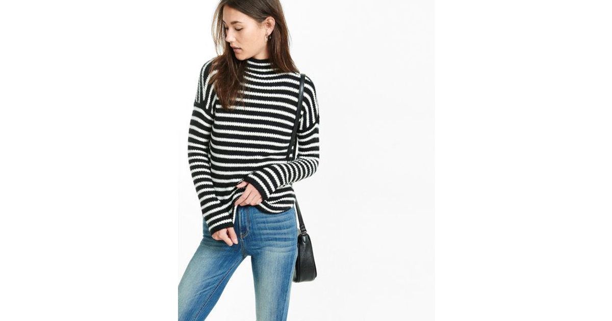 express striped sweater