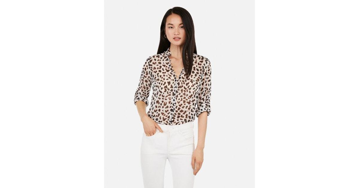 express leopard top