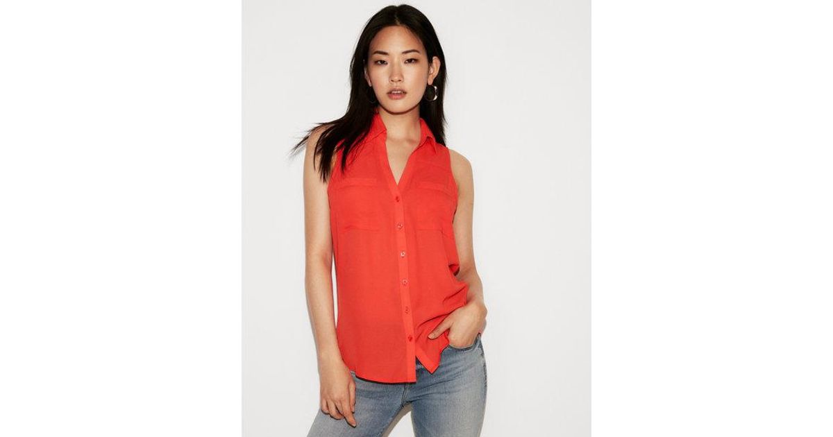 express portofino shirt sleeveless