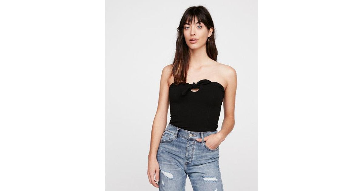 express strapless top