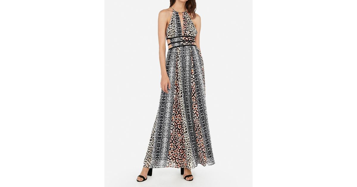 express cut out maxi dress