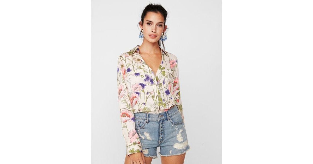 express floral portofino shirt