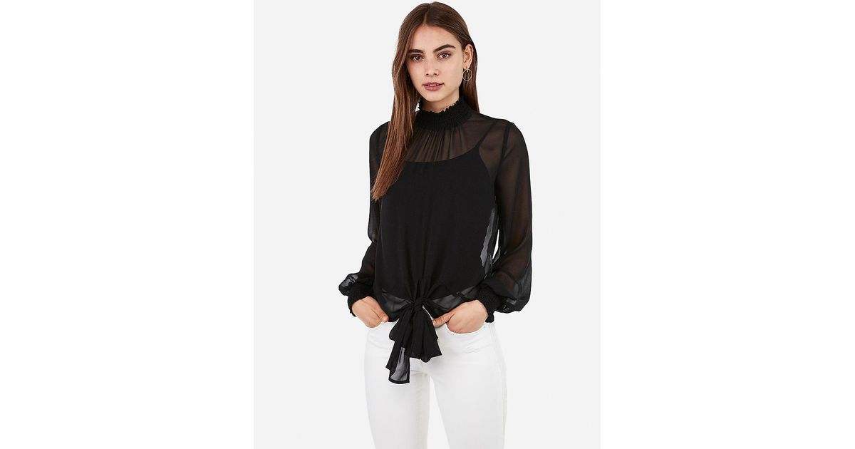 express tie front top