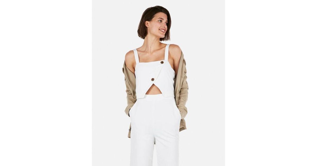 express jumpsuit white