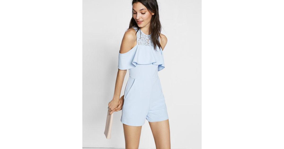 express blue romper