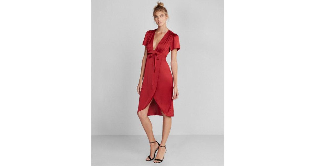 express silk dress