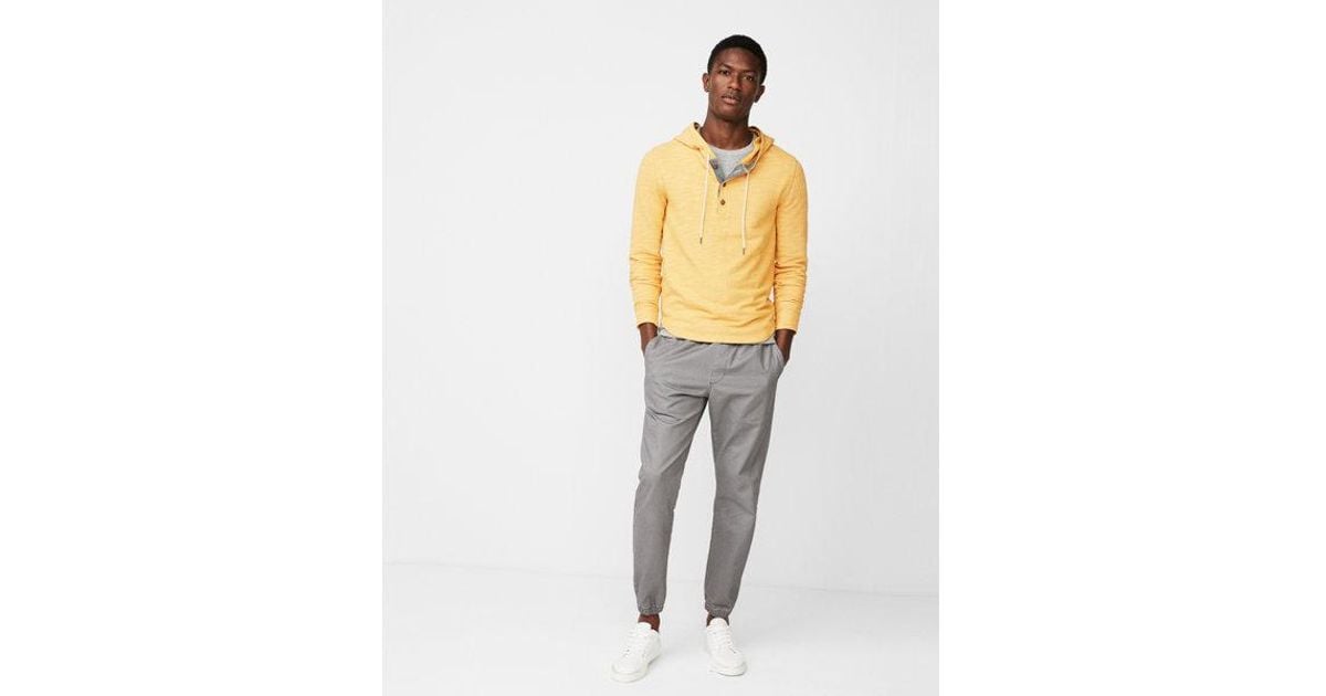 express yellow hoodie