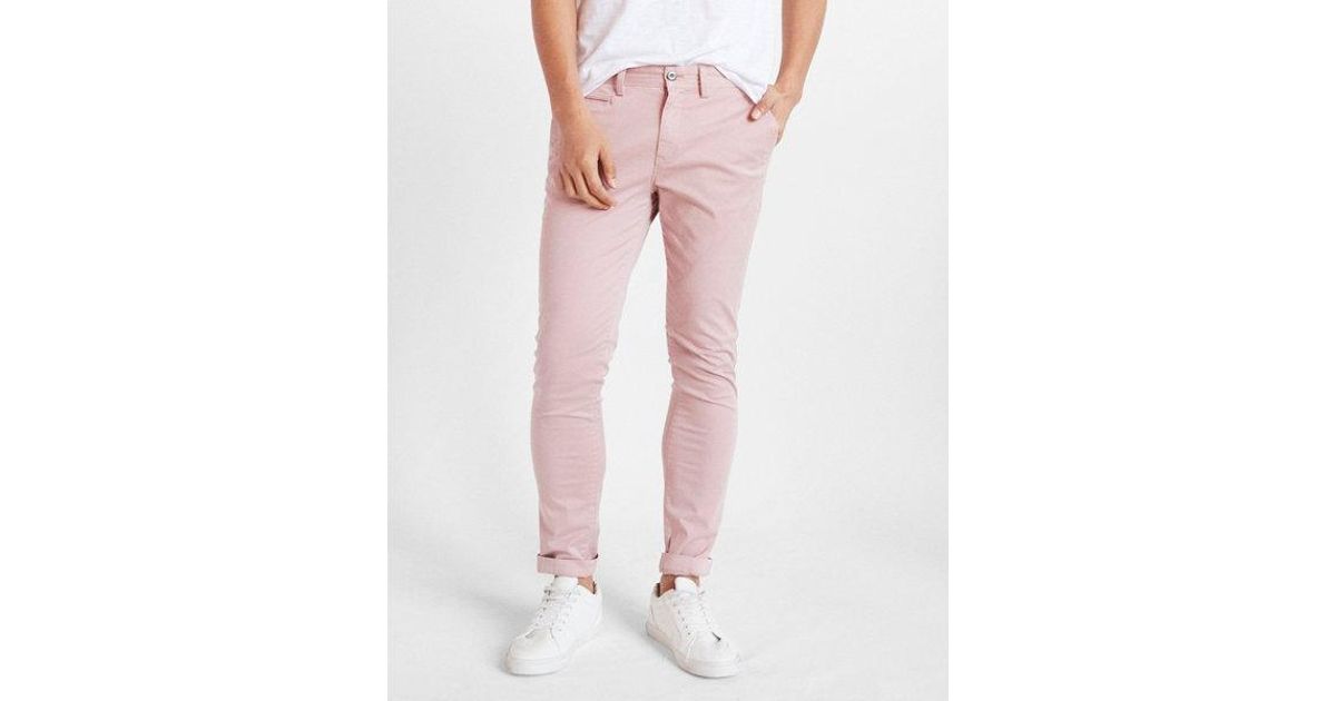 skinny stretch garment dyed chino