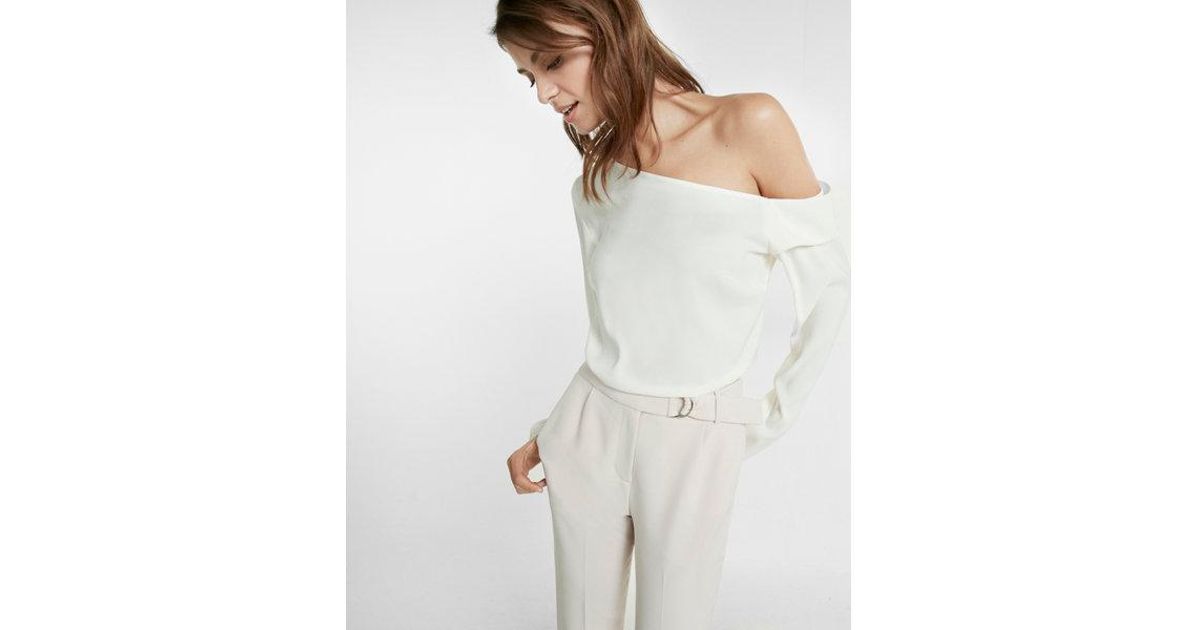 express white off the shoulder top