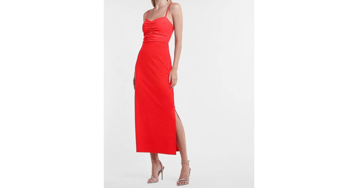 express red maxi dress Big sale - OFF 77%