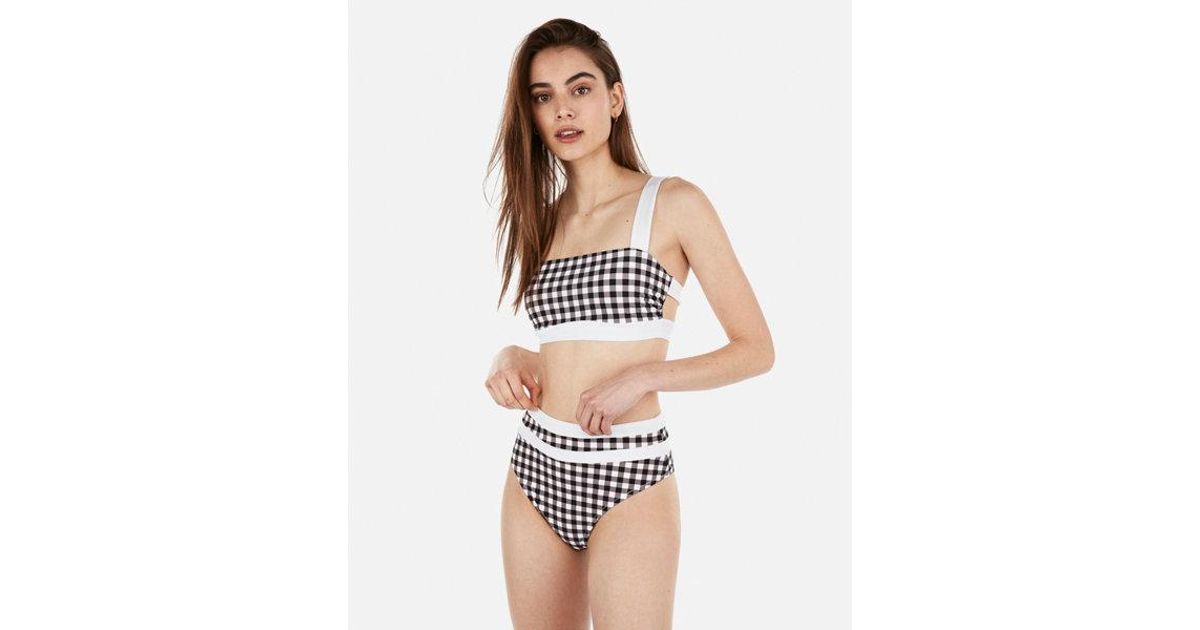 straight neck bikini tops