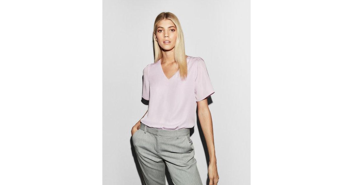 express satin blouse