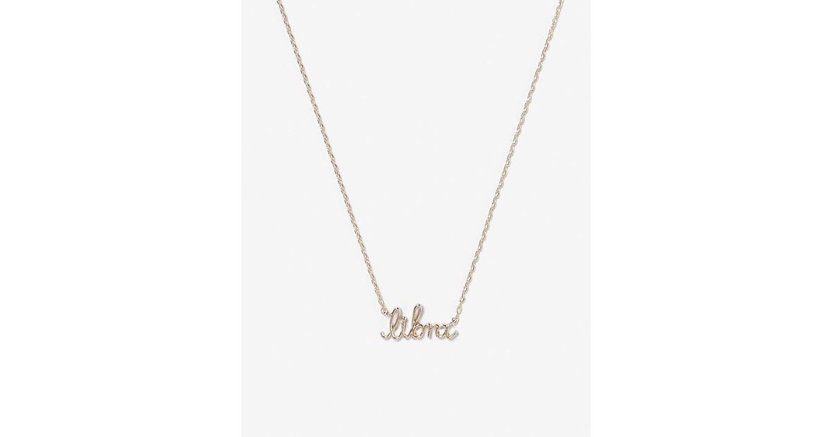 libra necklace topshop