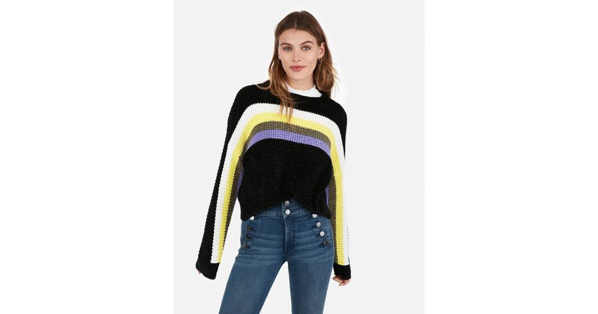 express striped sweater