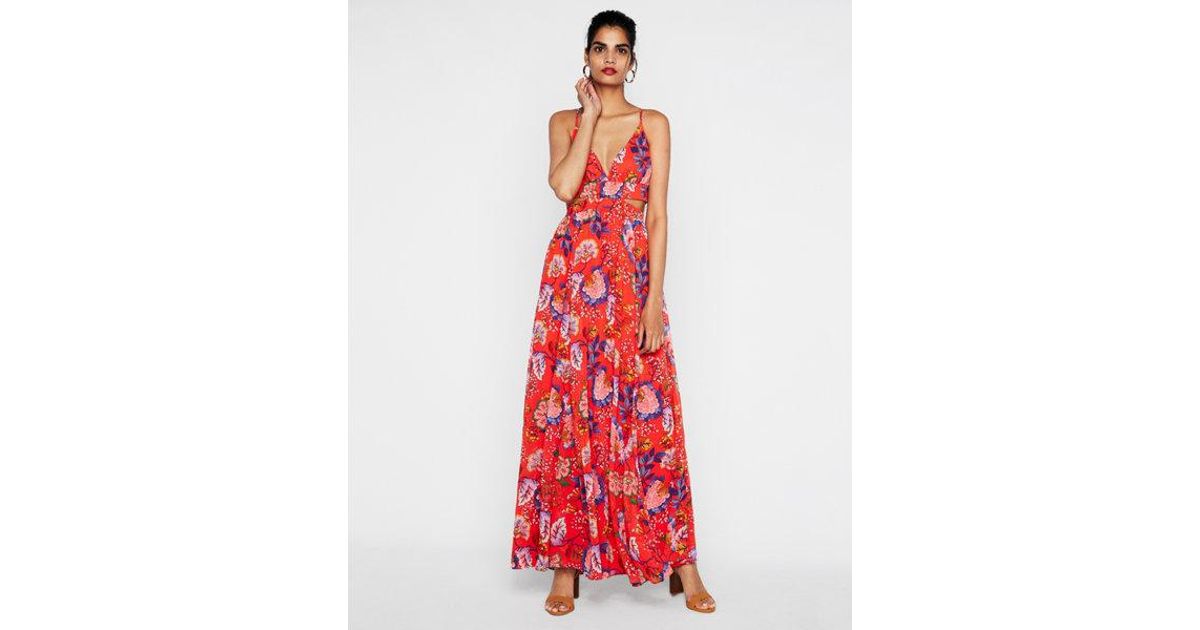 express red maxi dress