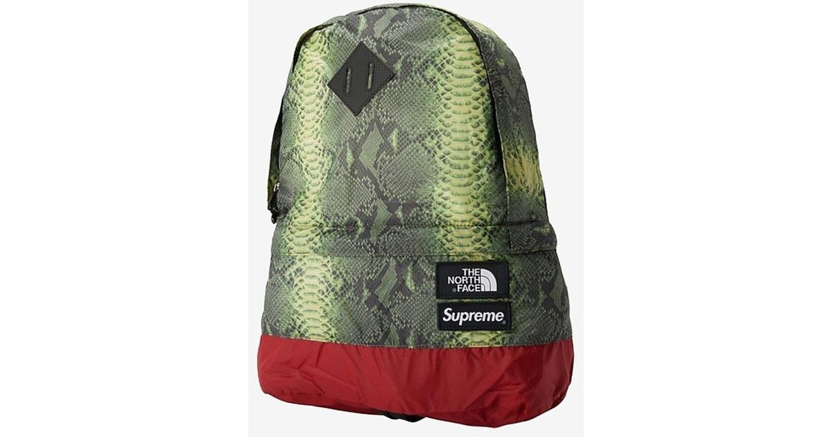 green supreme backpack