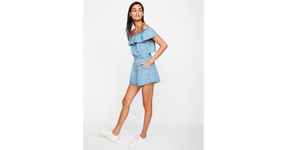 express denim romper