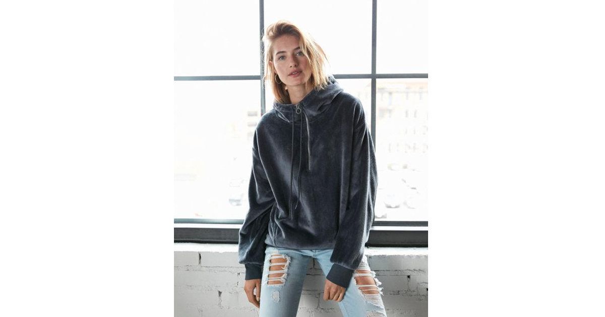 express one eleven oversized cozy hooded sweatshirt