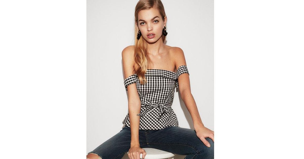 express black off the shoulder top