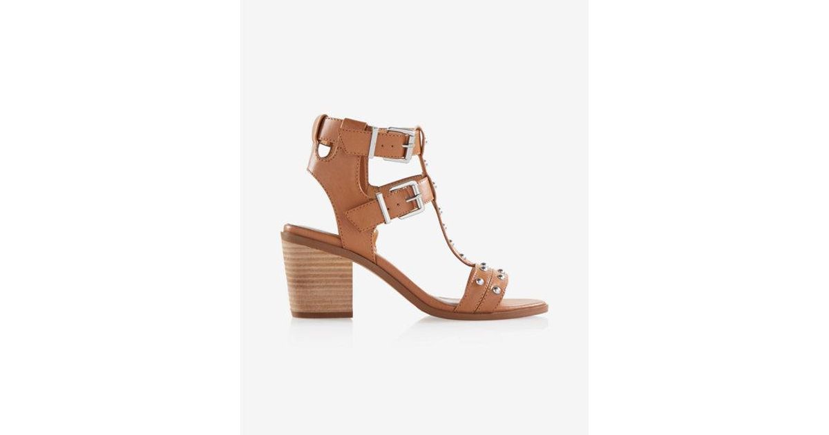 low block heel strappy sandals