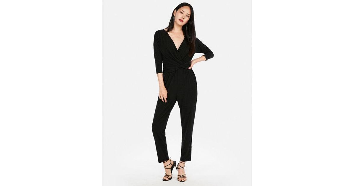 express twist front jumpsuit