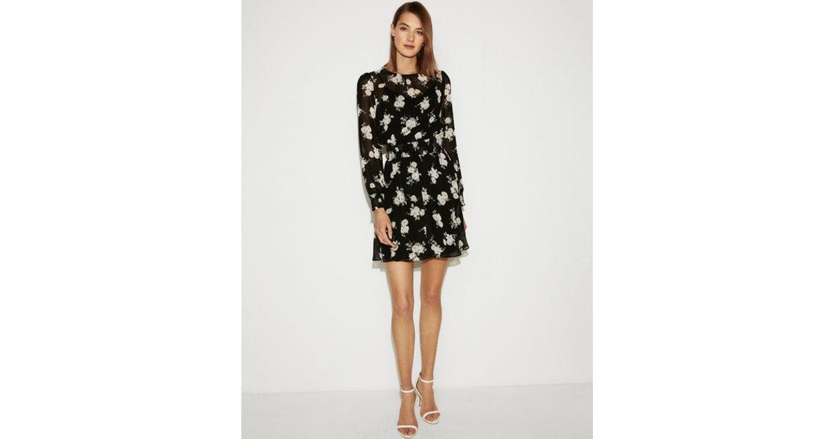 express black long sleeve dress