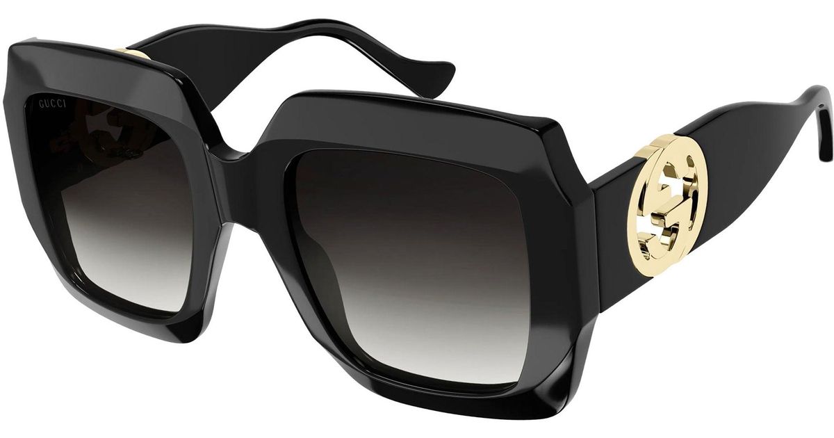 Gucci GG1022S 001 Shiny Black - Lyst