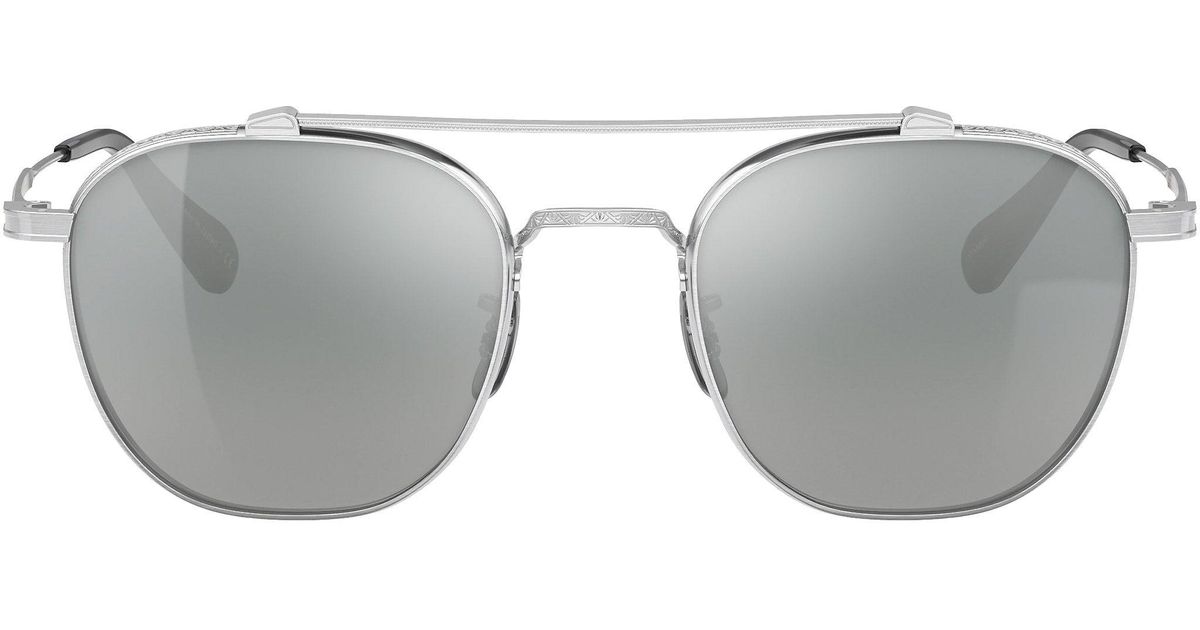 Oliver Peoples Mandeville Ov1294st Silver Grey in Gray - Lyst