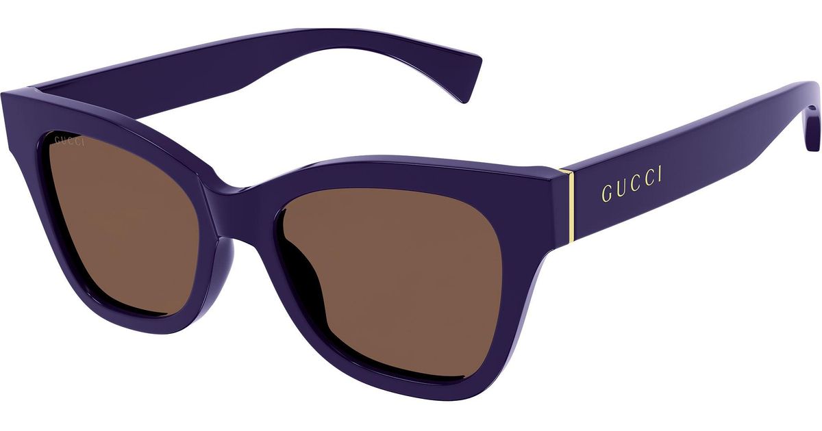 Gucci GG1133S 002 Purple Brown | Lyst