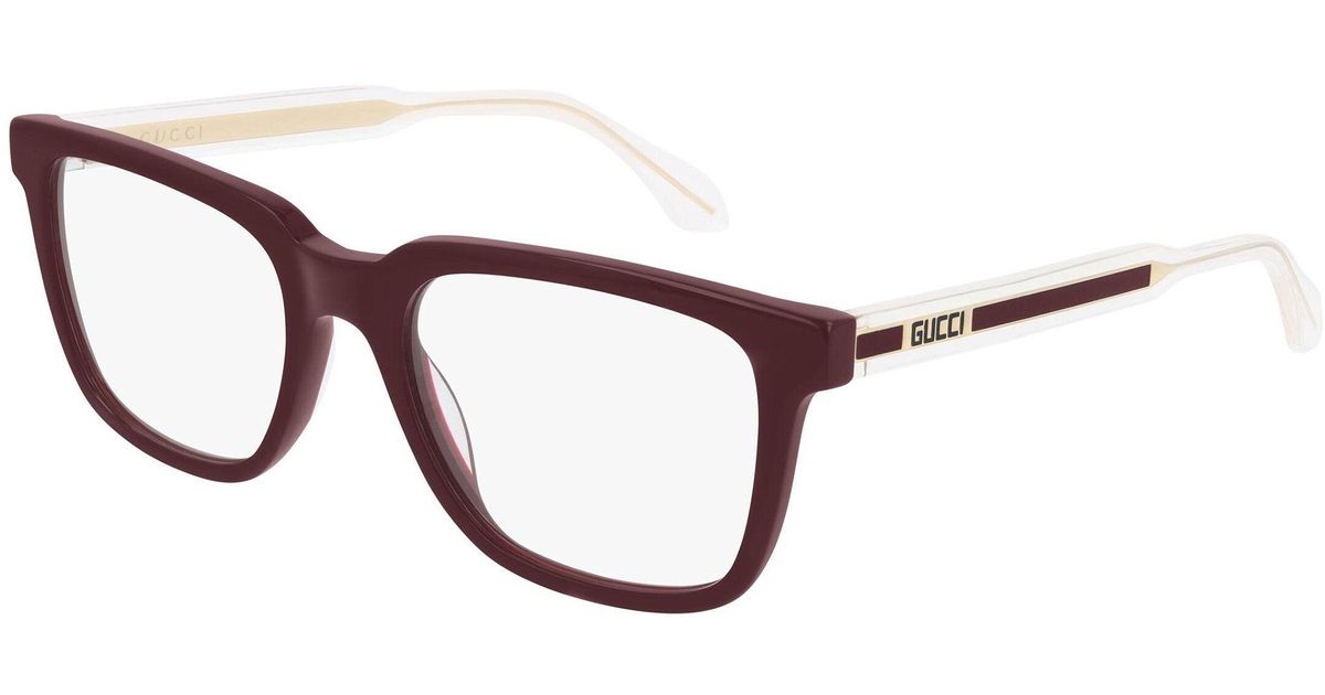 Gucci GG0560O 007 Shiny Burgundy In Black For Men Lyst