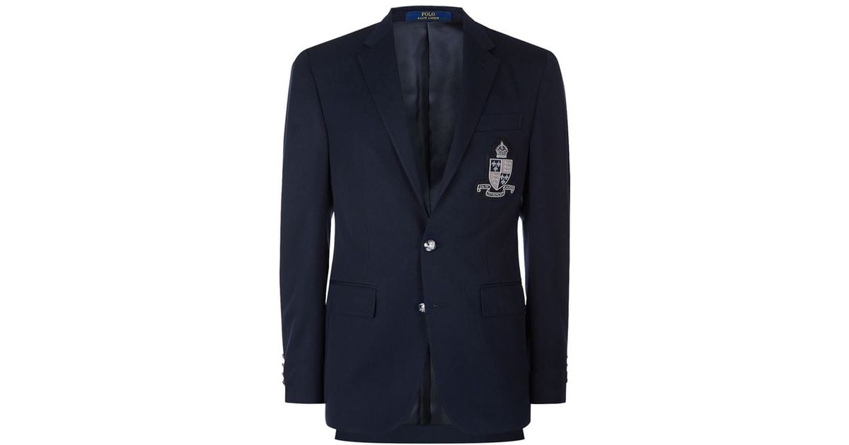 polo crest blazer
