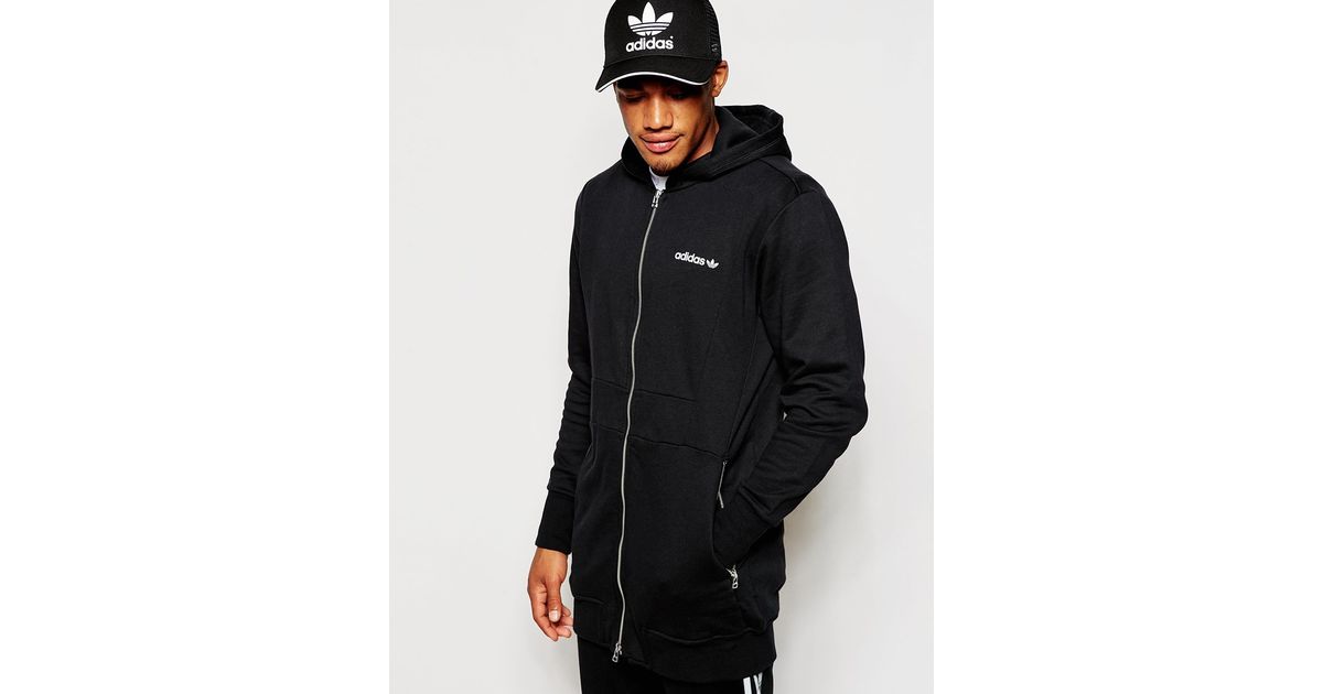 adidas longline hoodie