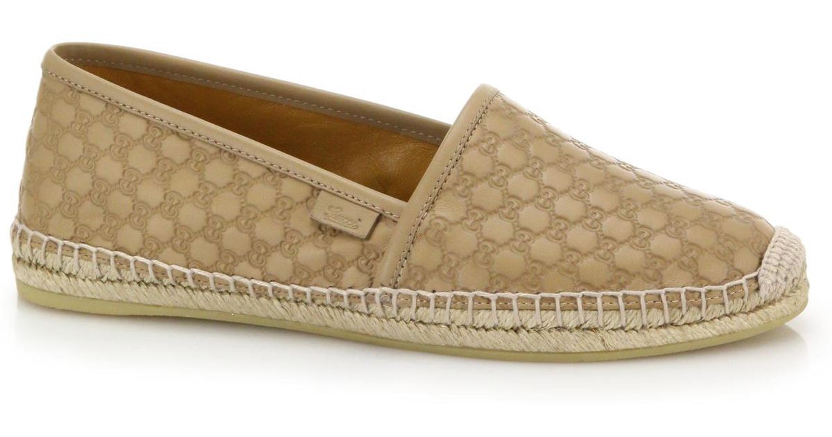 gucci leather espadrilles
