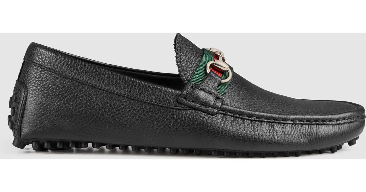 leather driver with horsebit