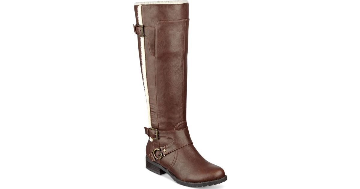 cognac colored riding boots