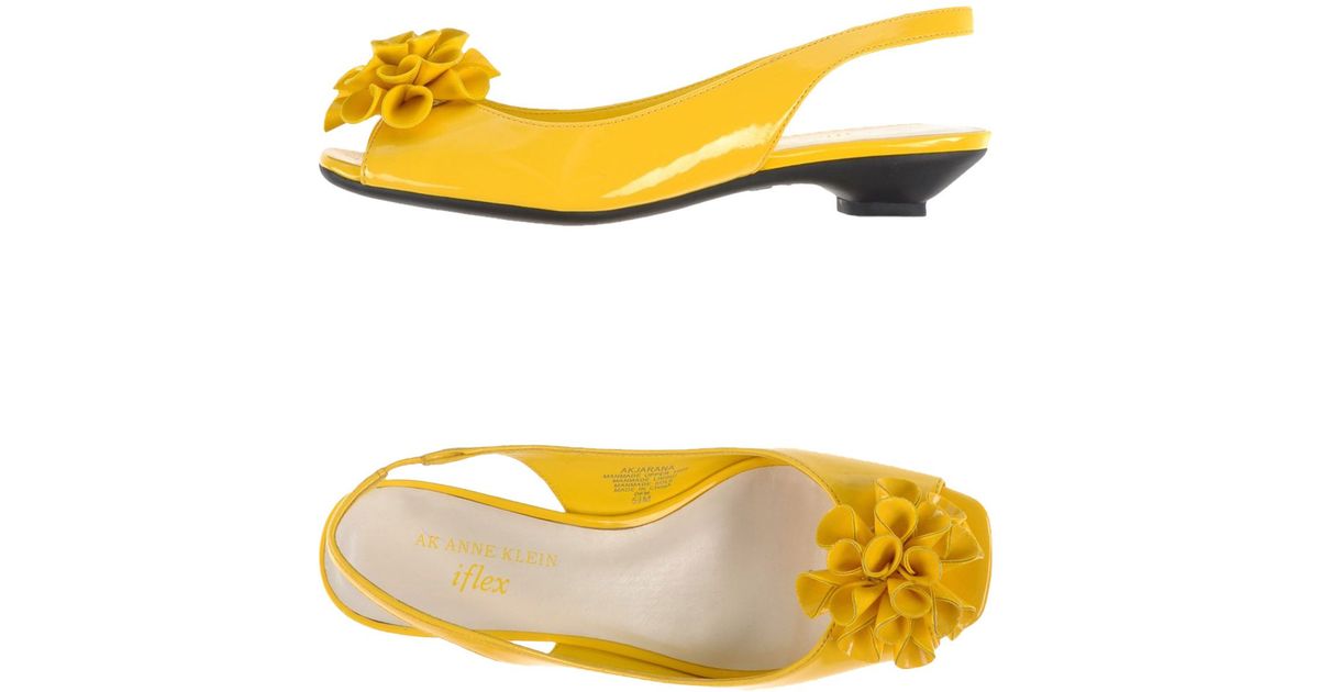 anne klein yellow shoes