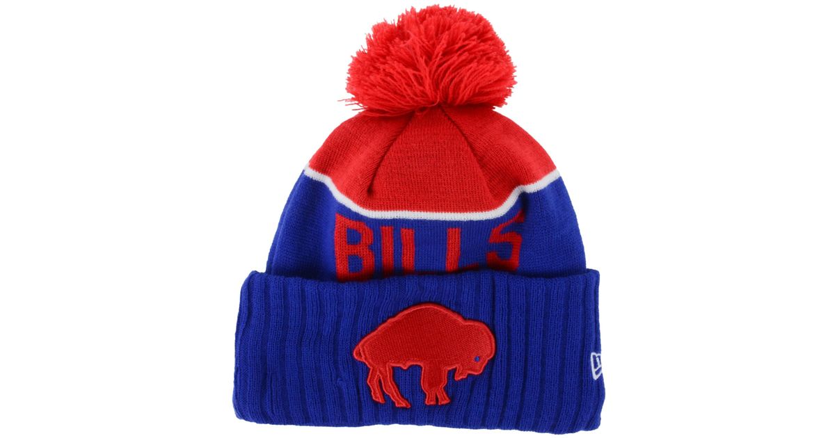 KTZ Synthetic Buffalo Bills Classic Sport Knit Hat in Blue for Men - Lyst