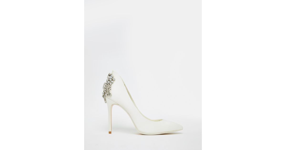 embellished heel shoes