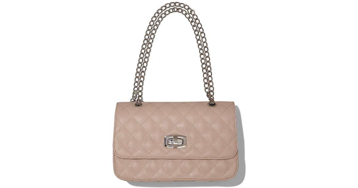 bag with chain shoulder strap