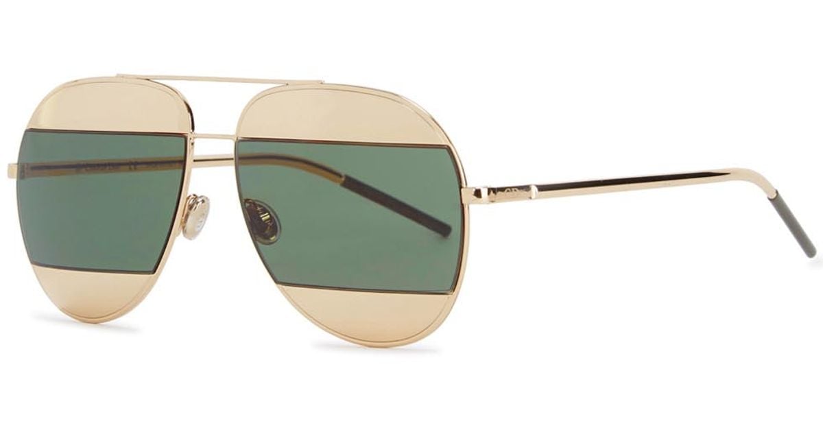 dior two tone sunglasses