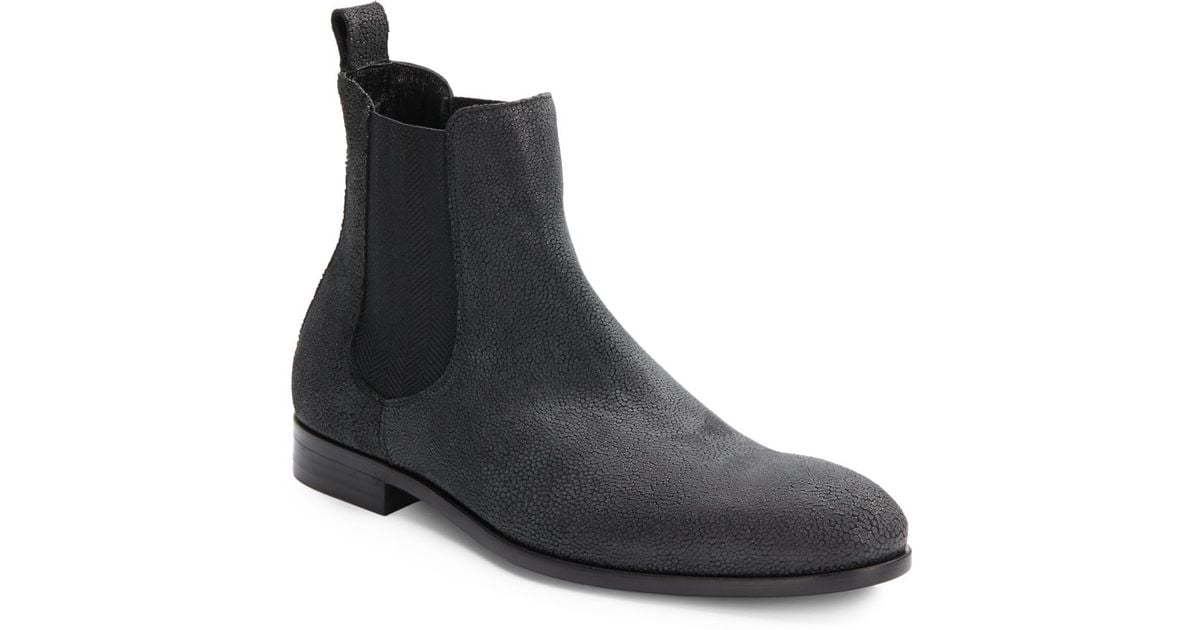 roberto cavalli chelsea leather boots