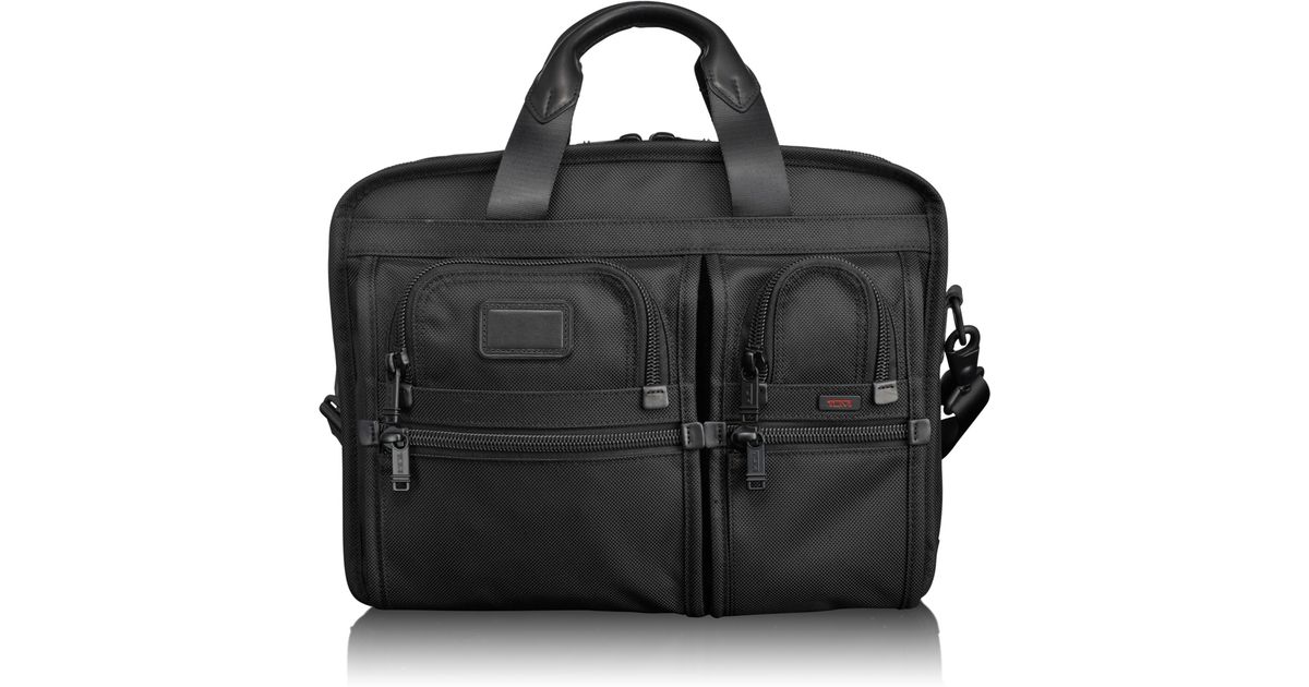 tumi alpha 2 expandable laptop briefcase