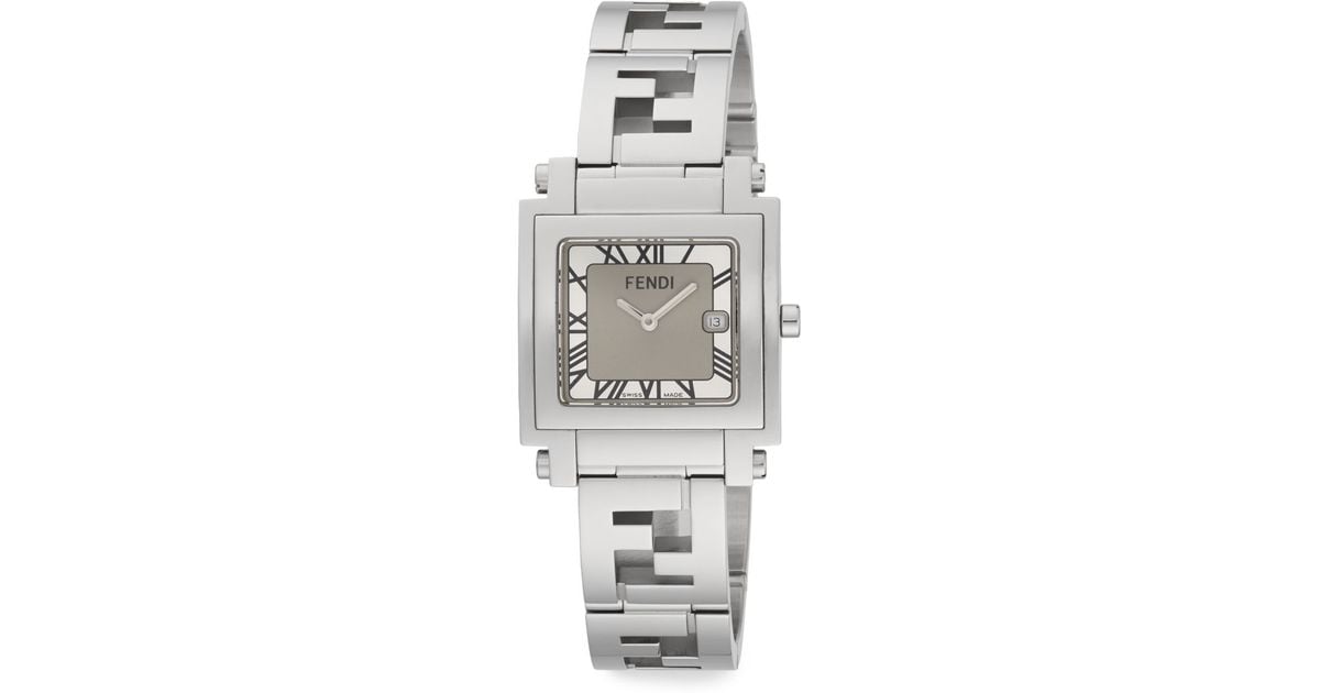 fendi stainless steel watch