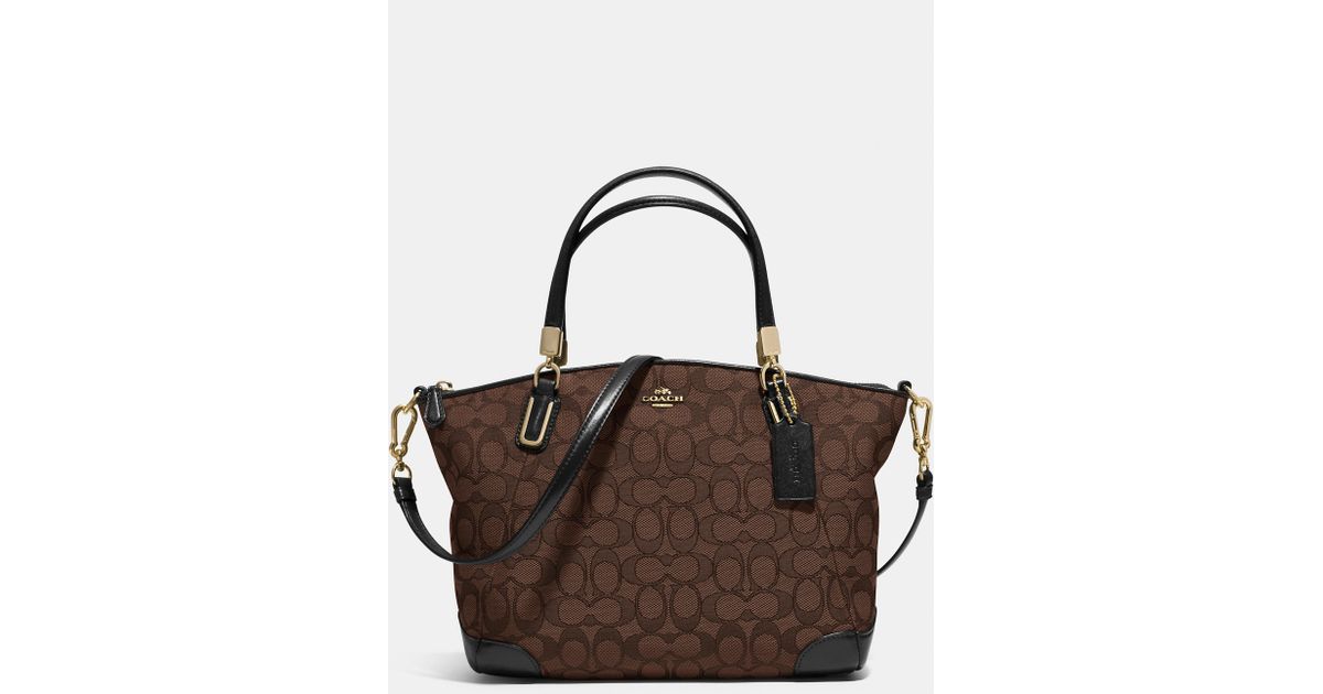 coach leather small kelsey cross body bag