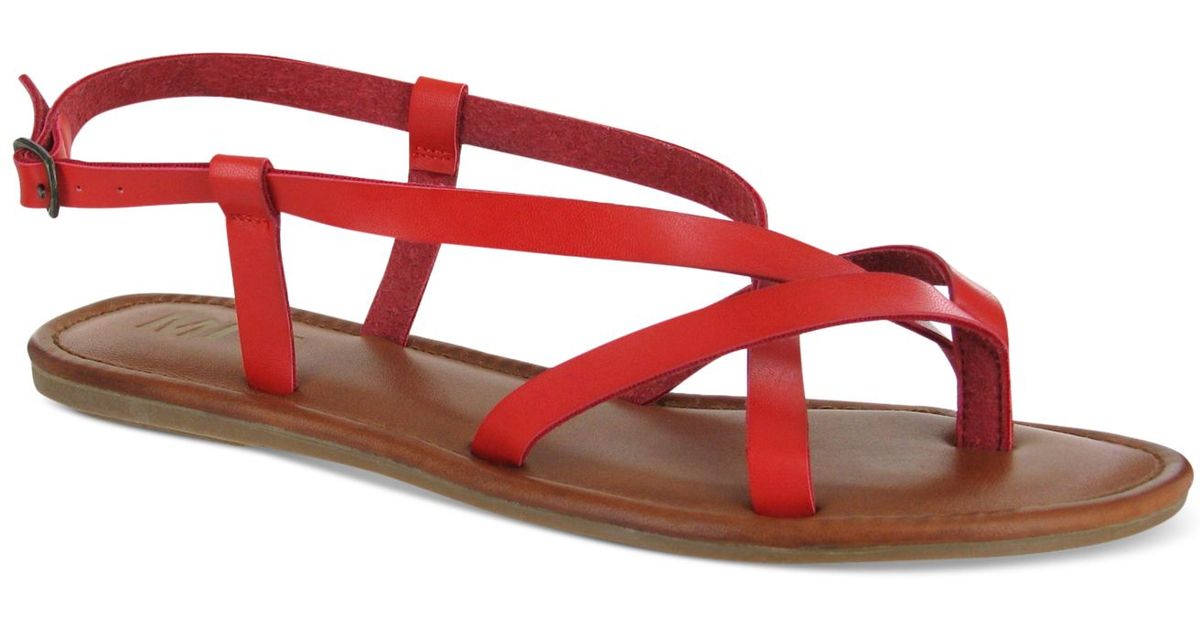 mia red sandals