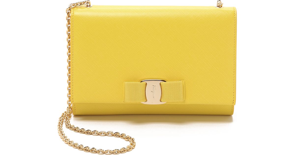 ferragamo yellow bag